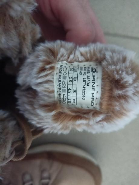 Čižmy zimné zn. alpine pro, veľ. 36, alpine pro,36