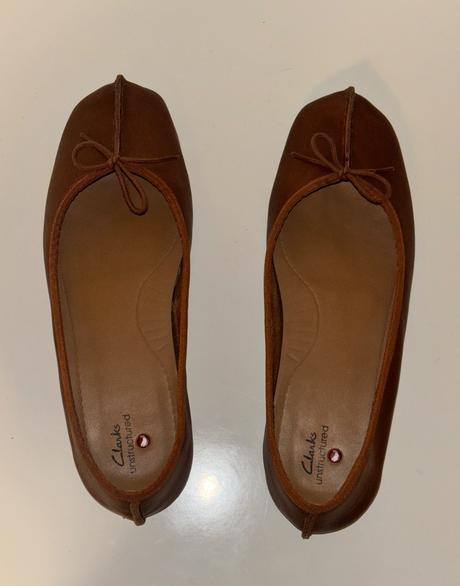 Kožené balerínky, clarks,40