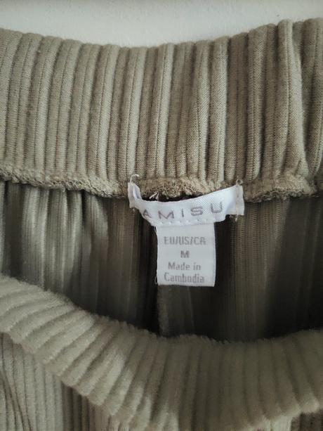 Rebrované tepláky amisu, amisu,m