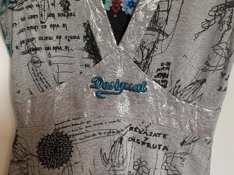 Desigual šedé šaty, desigual,m