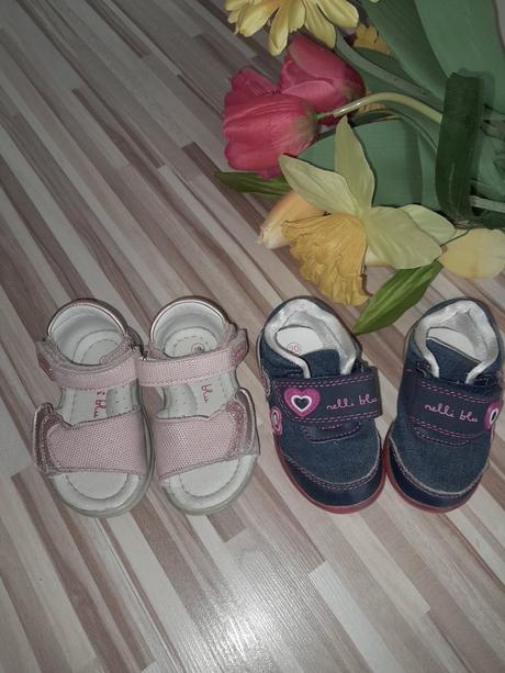 Topanočky 2ks značka nelli blu ,veľkosť 19,20, nelli blu,20