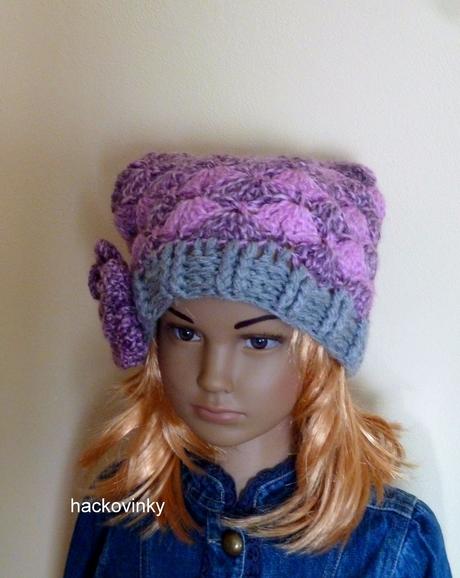 Hackovane, pletene supravky -ciapky pre dospelych, 38 - xxl