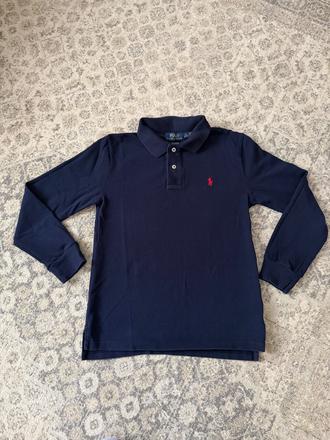 Polokošeľa s dl.rukávom polom rl, ralph lauren,146