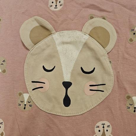 Lindex ružové pyžamko s myškami 74, lindex,74