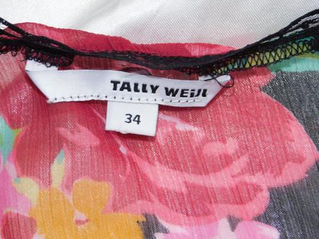 Velmi pekna šifonova bluzka, tally weijl,36