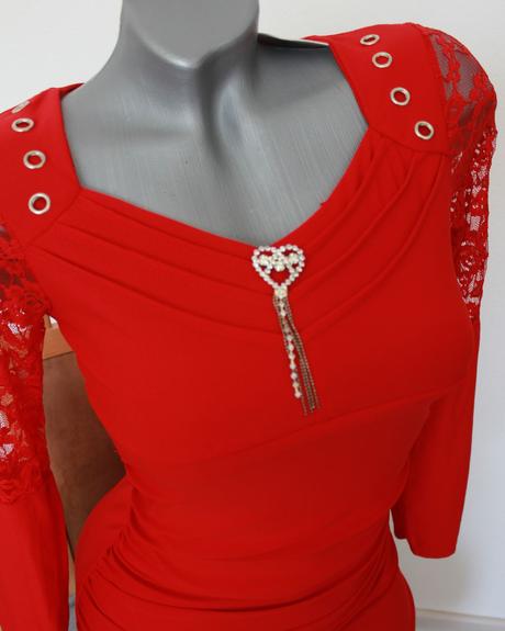 Bluzka s cipkovanymi rukavmi, xs