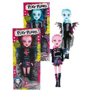 Babika v štýle pixy  punks, 