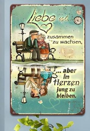 Vintage dekorácia na zavesenie s nápisom 30x20cm,