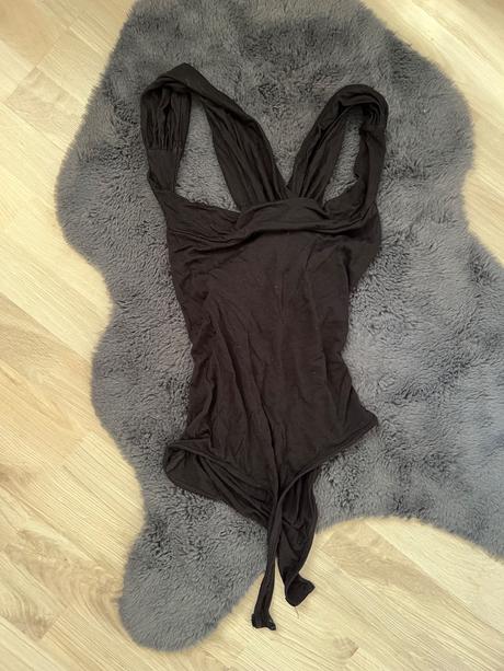 Missguided cierne damske body, s