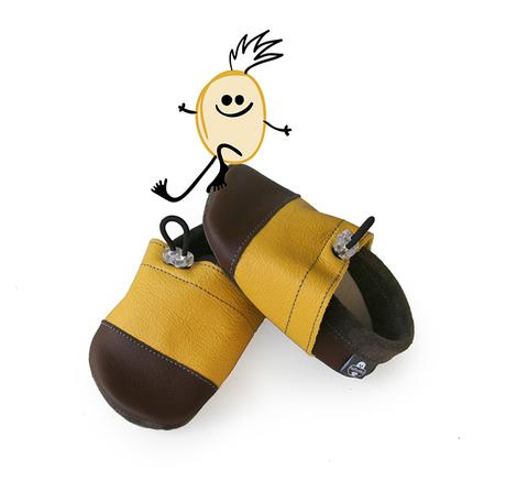 Detské kožené capačky, 21 / 24 / 25 / 26