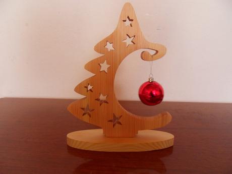 Vianočná drevená dekorácia, 