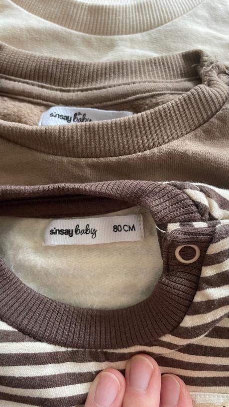 3x mikina, sinsay,80