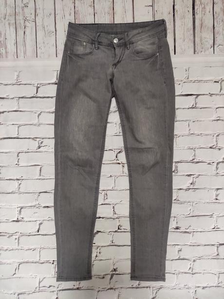 Šedé slimky, top stav, h&m,xs