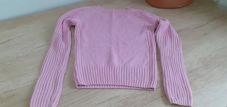 Ružový sveter, s