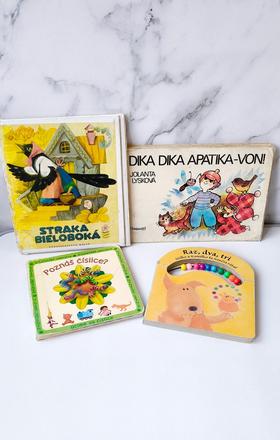 4ks detské knižky leporelá rozprávky,