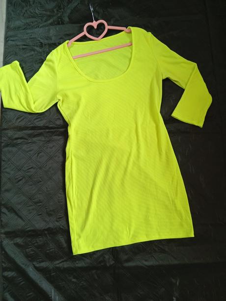 Neónové šaty xl, xl