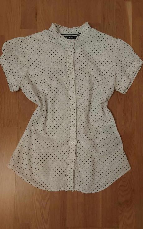 Bodkovaná blúzka, tommy hilfiger,xs
