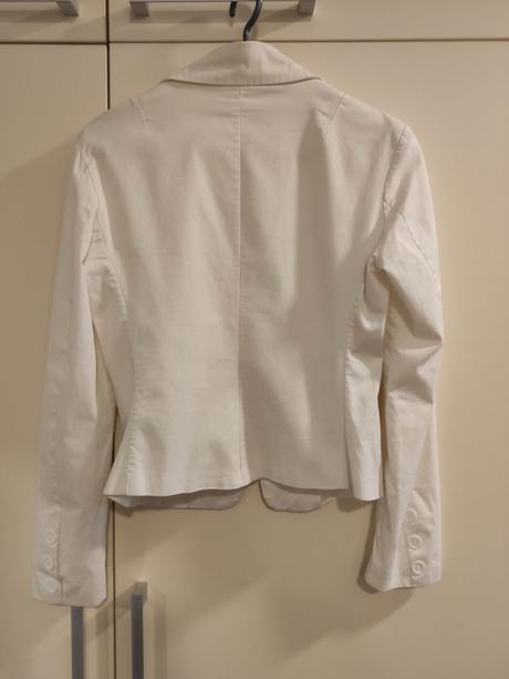 Stylove biele sako, s