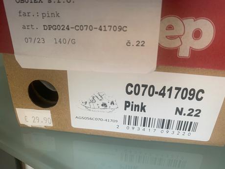 Dd step platenky barefoot nové, d.d.step,22