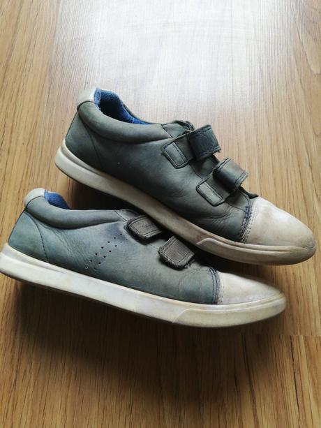 Topánky kožené, ecco,32