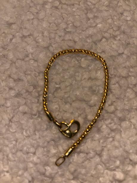 Náramok pandora zlatý 19 cm, pandora