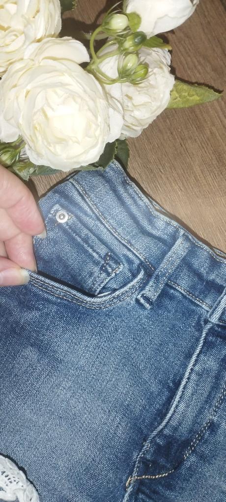 Štýlové riflové šortky, denim,116