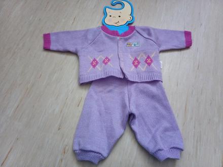 Chou chou súprava fialová 48cm,