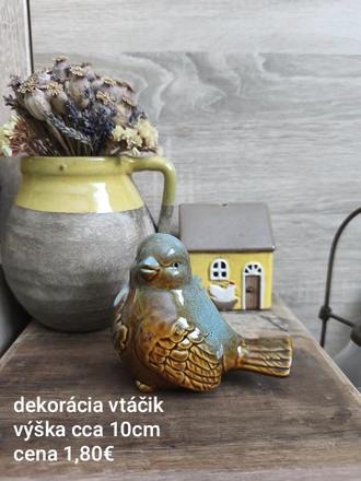 Dekorácia vtáčik, 