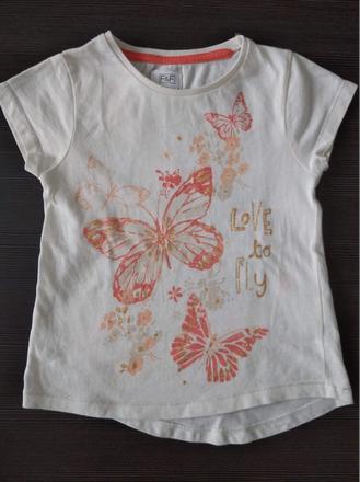 Tričko s motýlikmi, f&f,92