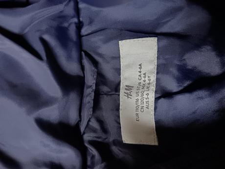 Zimná bunda, h&m,116