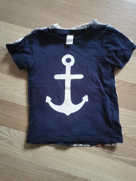 3 tričká s krátkym rukávom, h&m,98