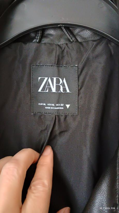 Kožená bunda, zara,xl