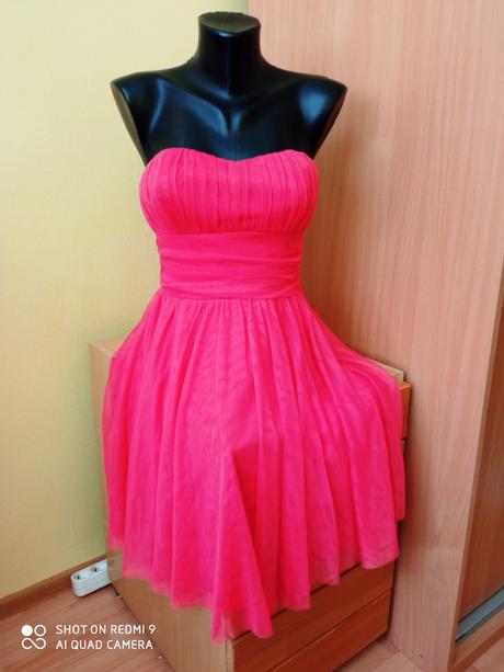 Spolocenske saty ruzove, s