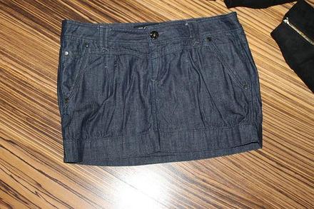 Mini jeansová sukňa house of denim v. 40, 40