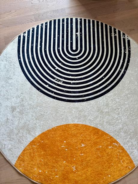 Okrúhly koberec, priemer 100 cm, 