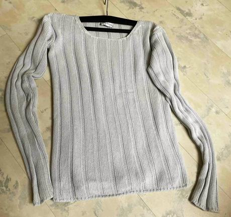 Bavlnený tenší pulóvrik, l