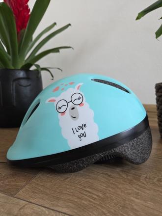 Detská cyklistická prilba fun lama, 48-52 cm,