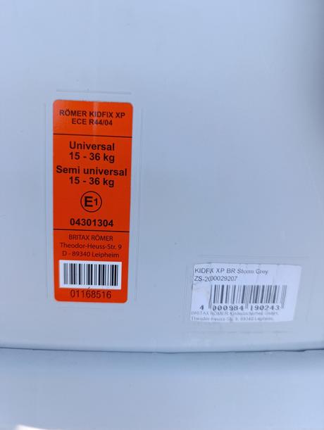 Detská autosedačka 15-36, römer