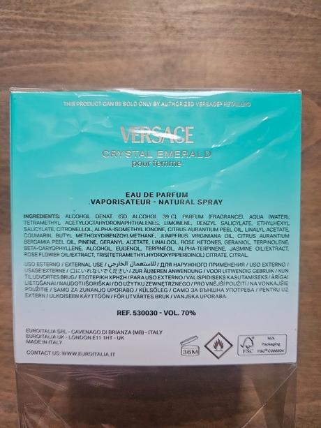 Versace -crystal emerald,