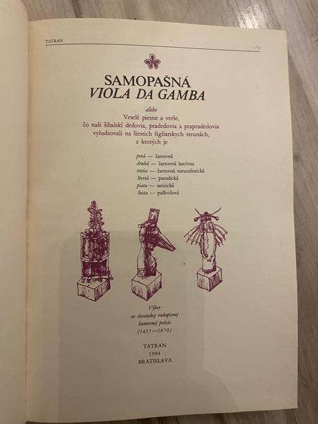 Samopašná viola da gamba, alebo, veselé piesne a v,
