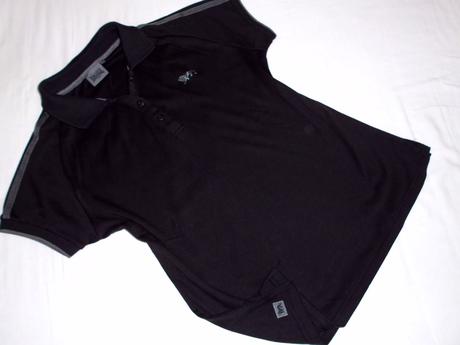 Čierne polo tričko l-xl, lonsdale,l