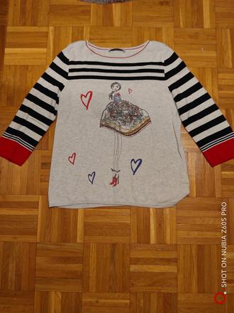 Oui originál luxusný tenší hebúnky exclusive svetr, l