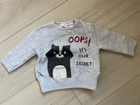 Mikina zara s mývalom, zara,86
