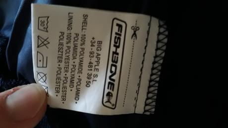 Vetrovka tenka, fishbone,s