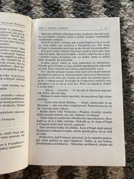 Bál u grófa dorgel radiguet raymond (1988), 