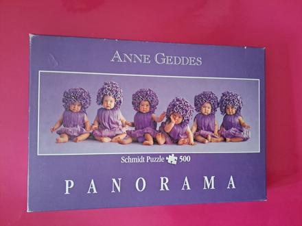 Puzzle anne geddes 500 dielikov, kompletné, 
