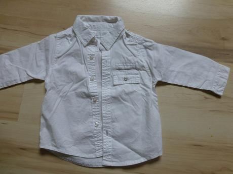 Biela košeľa zn. grain de ble, 74
