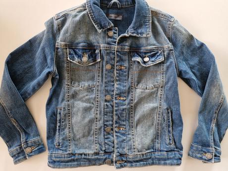 Rifľová bunda, mango,140