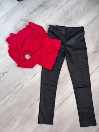 Štýlové kozenkove legíny, h&m,146