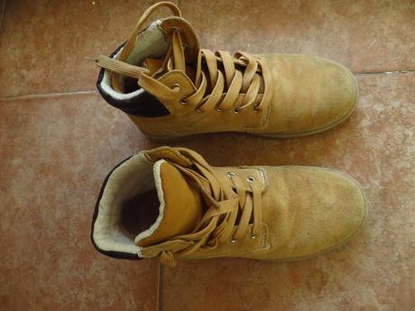 Kožené zateplené topánky - veľ. 35 - vn. dĺ. 23 cm, 35